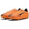 PUMA Scarpe da calcio unisex Ultra 6 Play MG, Heat Fire Black-Glowing Red, taglia 42, Heat Fire PUMA Black Glowing Red, 48.5 EU