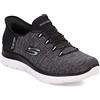 Skechers Summits Dazzling Haze, Scarpe da Ginnastica Donna, Nero, 39.5 EU