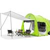 STEINBRÜCKE Tenda da campeggio per auto, SUV, tenda da campeggio, in poliuretano 4000 mm, impermeabile, capacità di sonno per 1-4 persone, impermeabile
