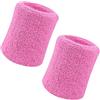 Vidillo Polsini tergisudore, 2 Pack Sport Fascia fascia da polso Cinturini Sweatbands, Polsino Sweatband sportivo da 13 pollici Morbido cotone addensato per ginnastica da ginnastica Pallacanestro da calcio
