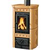 LA NORDICA - Stufa a legna GAIA Maiolica Cappuccino 7116215