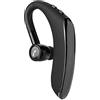 Denash Auricolare Stereo Bluetooth 5.0 Singolo, Cuffia Auricolare Wireless Professionale con Microfono, Auricolare F900 Chiamata a Mani libere
