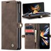 Phernykas Cover per Samsung Galaxy Z Fold 4 Libro Pelle Portafoglio, [Porta Carte] [Magnetica] Premium PU Flip Wallet Custodia Cellulare Protection per Samsung Galaxy Fold 4 Leather Case, Caffè
