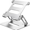 Lucrave Supporto per tablet per scrivania, regolabile pieghevole in alluminio da tavolo compatibile con tablet come iPad Pro 9.7, 10.5, 13 Air Mini 4 3 2, Kindle, E-Reader (4-13 pollici),Argento
