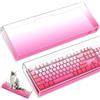 MAMBASNAKE Copritastiera Premium Acrilico 98 Tasti Antipolvere Copritastiera Trasparente Antiurto Impermeabile per Tastiera da Gioco Meccanica per PC, 44,2 * 16,5 * 4,8 cm, per K61 K68 K87 K98