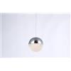 Illuminati Lighting ATOMO, testa Led 4,8W,384LM 3000K cromo d.12 h 400 cm