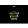 Illuminati Lighting Lampada a sospensione SCINTILLA, ottone, LED 64,8W, lumen 5508, 3000K, Dia.cm 80/65/45 x H. cm 200, dimmerabile