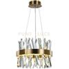 Illuminati Lighting Applique AKASHA in ottone anticato, LED 16W 1440LM 3000K, l 25 w 25 h 16,5cm