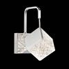 Illuminati Lighting Lampada da parete MAGIA, cromo, LED 4,5W 383lm 3000K, l 19 x h 23 cm