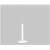 Illuminati Lighting Pendente senza rosone d' attacco TUA, LED/9W 800LM 3000K, Bianco opaco, ø 15 H4M