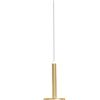 Illuminati Lighting Pendente senza rosone d' attacco TUA, LED/9W 800LM 3000K, oro satinato , ø 15 H4M