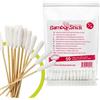 Bamboostick® - Confezione da 50 bastoncini di cotone per pulire le orecchie dei cani - Facile da usare - Elaborato da un veterinario francese
