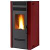Caris Stufa a pellet ventilata caris maylea con healthsystem bordeaux 7,1 kw