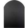 Pedana salvapavimento sotto stufa a legna o pellet stondata, 60 x 80 cm