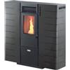 Canadian Stove Stufa a pellet slim canalizzata canadian stove slim 8c grigio puntinato 7,48 kw