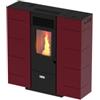 Canadian Stove Stufa a pellet slim canadian stove slim 6 bordeaux 6,14 kw