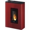 FreePoint Stufa a pellet slim ermetica freepoint atrium bordeaux 5,2 kw