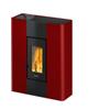 FreePoint Stufa a pellet slim ermetica freepoint roxy bordeaux 7 kw