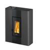 FreePoint Stufa a pellet slim ermetica freepoint roxy antracite 7 kw