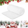 YUNZHISHIYE Coperta Di Neve Natalizia, Coperta Di Neve Arrotolabile 80x240 Cm, Tappeto Di Neve Artificiale, Gonna Per Albero Di Natale, Per La Festa Sullo Sfondo Dell'albero Di Natale, Sfondo Di Neve Invernale