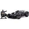 JadaToys Batman Justice League Batmobile in Scala 1:32 Die-Cast con Personaggio di Batman in Die Cast, + 8 Anni, 253213005, Multicolor, Taglia Unica
