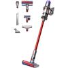 Dyson V11 Fluffy Aspirapolvere a bastone 2 in 1 Batteria Secco Senza sacchetto Nichel, Rosso