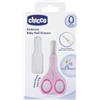 Chicco - Forbicine Unghie Bambini Rosa Confezione 1 Pezzo
