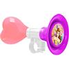 Disney 307608101, Trombetta Principesse per Bicicletta da Bambina con Corpo in Metallo e pompetta in plastica Morbida, Colore Rosa Unisex Adulto, 0, Taglia Unica