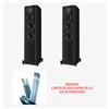 WHARFEDALE EVO 5.4 NERE COPPIA DIFFUSORI PAVIMENTO 3 VIE CAVI SUPRA OMAGGIO