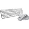 Logitech MX Master 4, mouse wireless ergonomico con feedback tattile ad alte prestazioni, ultraveloce, ricarica USB-C, Bluetooth, Windows, macOS+MX Keys S, Tastiera Wireless,ITA QWERTY - Grigio chiaro
