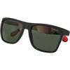 Carrera Carrera 5047/S 807/QT | Occhiali da Sole Graduati o Non Graduati | Unisex | Plastica | Quadrati | Nero | Adrialenti