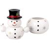 Villeroy & Boch - Christmas Toy's Memory Barattolo Pupazzo di Neve Bianco, Scatola di Biscotti, Biscottiera, Decorazioni per la Casa, Decorazione Natalizie, Xmas, Natale, Porcellana Premium