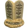 3 ARCHES USA Ten Commandments Decor - Statua decorativa in pietra, 10,6 cm di altezza