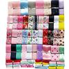 Chenkou Craft nastri in organza da 50,3 m in colori, dimensioni e stili assortiti, in poliestere gros grain, all'ingrosso