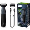 Philips Bodygroom Series 3000 Rifinitore impermeabile per inguine e corpo: rasatura precisa e confortevole, routine di cura del corpo completa, 50 minuti di autonomia, modello BG3017/01