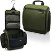 DD D&D Wanderlust D&D Beauty-case da viaggio da appendere per uomo e donna una capiente borsa per organizzare cosmetici, trucchi e articoli da toilette dotata di 19 scomparti, zip YKK, grande gancio girevole in metallo