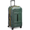 DELSEY PARIS Robusto, Verde militare, Checked Medium Trunk 26 Inch, Rempart Hardside - Valigia espandibile con ruote girevoli
