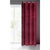 Eurofirany VILLA Tenda Oscurante Con Occhielli - Extra Lunga, Elegante, Tinta Unita, per Soggiorno, Camera da Letto, Densità 290 g/m², 140x250 cm, Bordò