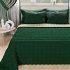 PETTI Artigiani Italiani - Trapuntino Matrimoniale Maxi, Copriletto Matrimoniale Maxi, Trapuntino Double Face, Trapunta Primaverile, Verde Tortora, 100% Made in Italy