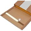 Blasetti Scatola per spedizione Libri - Book Box M imballaggio in cartone microonda avana, Confezione da 20 unità, Ideale per spedire libro formato B5, Dimensioni formato interno 27X18,5X7 cm