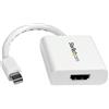 StarTech.com Adattatore Passivo da Mini DisplayPort a HDMI 1080p, Convertitore Video da mDP a HDMI, Dongle da Mini DP 1.2 o Thunderbolt 1/2 Mac/PC a HDMI per Monitor/Display/TV, Bianco (MDP2HDW)
