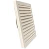 Upmann 66031 Griglia di ventilazione in plastica DN 125, bianco, 195 x 195