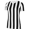 NIKE CW3816-100 Dri-Fit Division 4 T-Shirt Donna White/Black/Black S