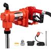 VEVOR Pompa Elettrica di Trasferimento Carburante 230 V, 57 L/min, Altezza di Aspirazione Max. 2,4 m, con Ugello Carburante, Spegnimento Automatico, Tubo di Scarico, Kit ad Alta Portata per Benzina
