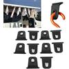 Kuuleyn Gancio per Tendalino Camper, Gancio per tenda da sole per camper, ganci per tenda da sole portatili da 5 mm/0,2 pollici Appendiabiti per appendiabiti Organizer Rack facile da installare per camper