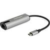 StarTech.com Adattatore Ethernet USB C - Adattatore di rete/NIC NBASE-T Multivelocità 2.5/1 GbE/100 Mbps - Convertitore/Adattatore USB Tipo-C a RJ45 - Compatibile TB3/MacBook Pro/Chromebook (US2GC30)