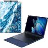 FINTIE Custodia per 15.6 Pollici Samsung Galaxy Book 5 360,Galaxy Book 4/Book4 Edge, Portfolio Business Cover con Tasca, Oceano Blu