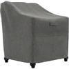 KHOMO GEAR - Copertura per sedie da giardino per mobili da esterno - Premium Heavy Duty - Grigio