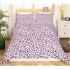Tbrand Set copripiumino per ragazze con stampa leopardata, per adolescenti, di lusso, rosa, nero, stampa ghepardo, donne, camera da letto, design chic e selvaggio, per adulti, reversibile,