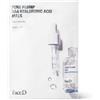 HCS Srl FaceD Pure Plump HA4 Hyaluronic Acid Mask - Maschera viso idratante intensiva all'Acido Ialuronico - 1 maschera